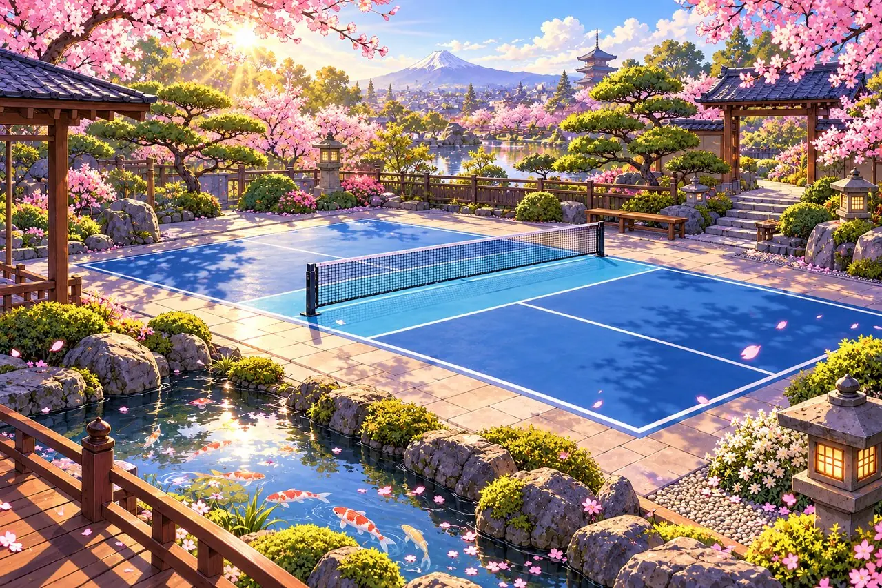 Golden Years Garden, the Golden Years Garden court.