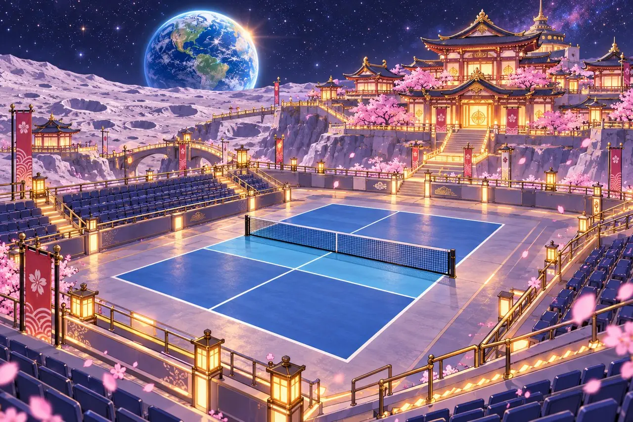 The Moon Room, the Moon Palace Arena court.
