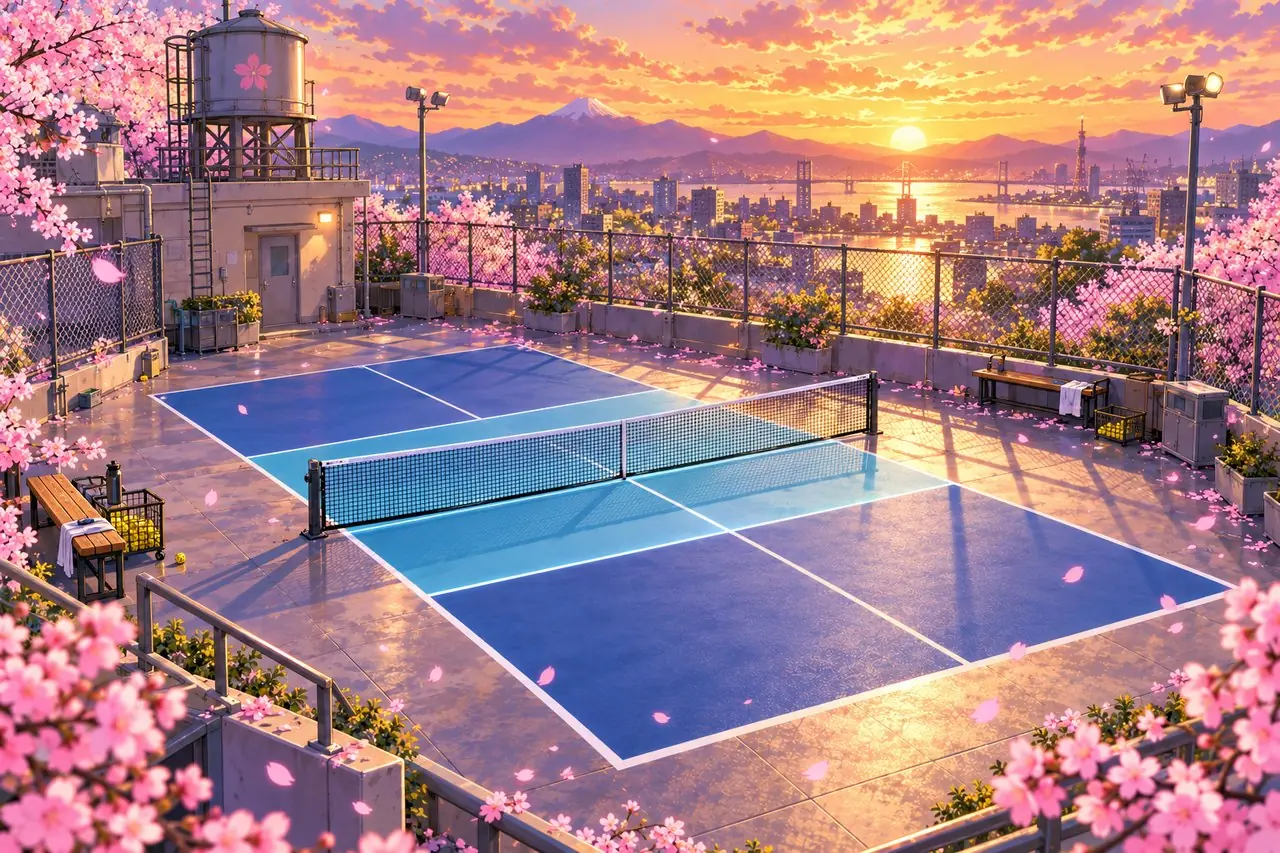 Sakura Rooftops, the Sakura Academy Rooftop court.