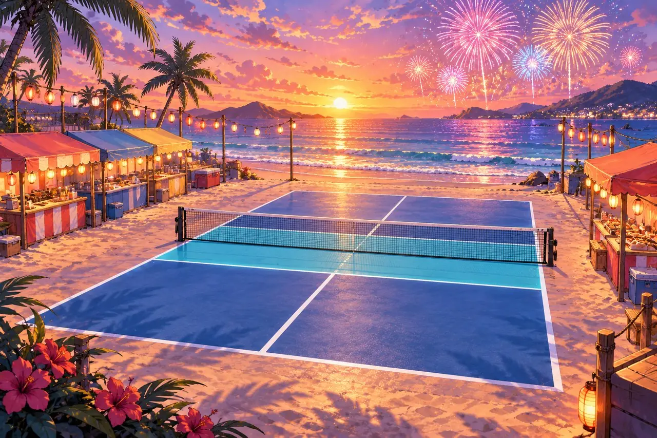 Tidepool Docks, the Tidepool Beach Festival court.